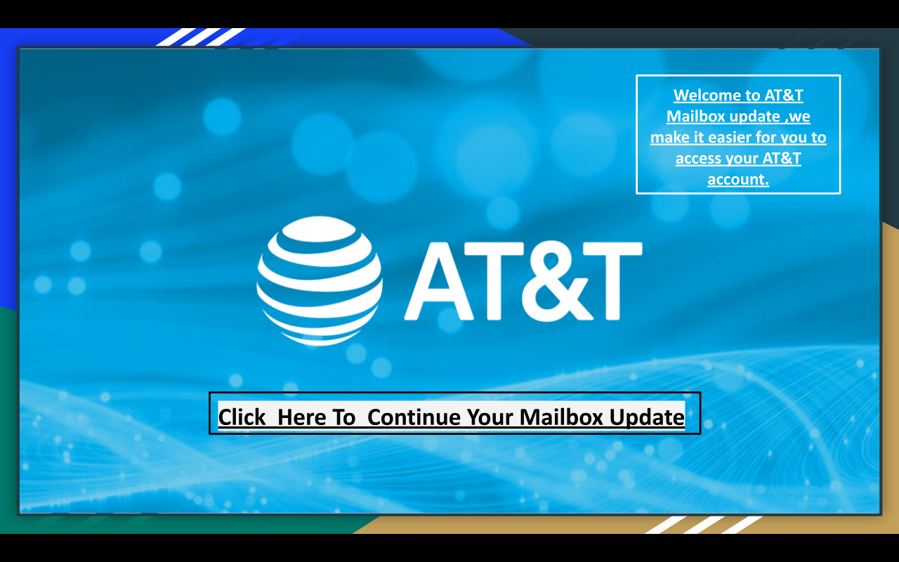 Spoofed AT&T support portal